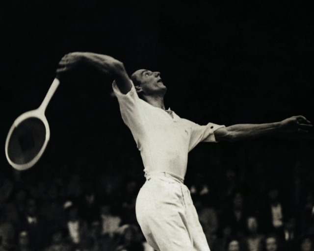 Fred Perry en Wimbledon, 1934